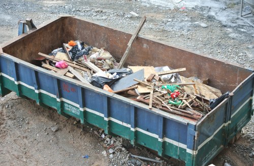 Shoreditch home being cleared by professionals