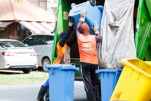 Professional removal service handling furniture in Shoreditch